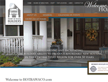 Tablet Screenshot of hotbawaco.com